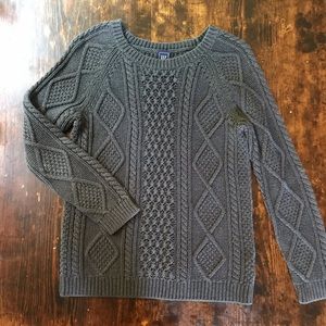 Dark Gray GAP Knitted Sweater
